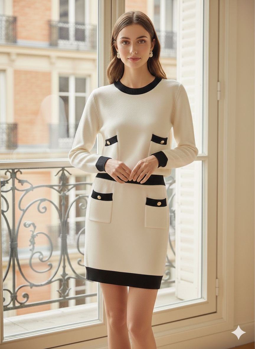 Wholesaler Exquiss's - Knit set with pockets