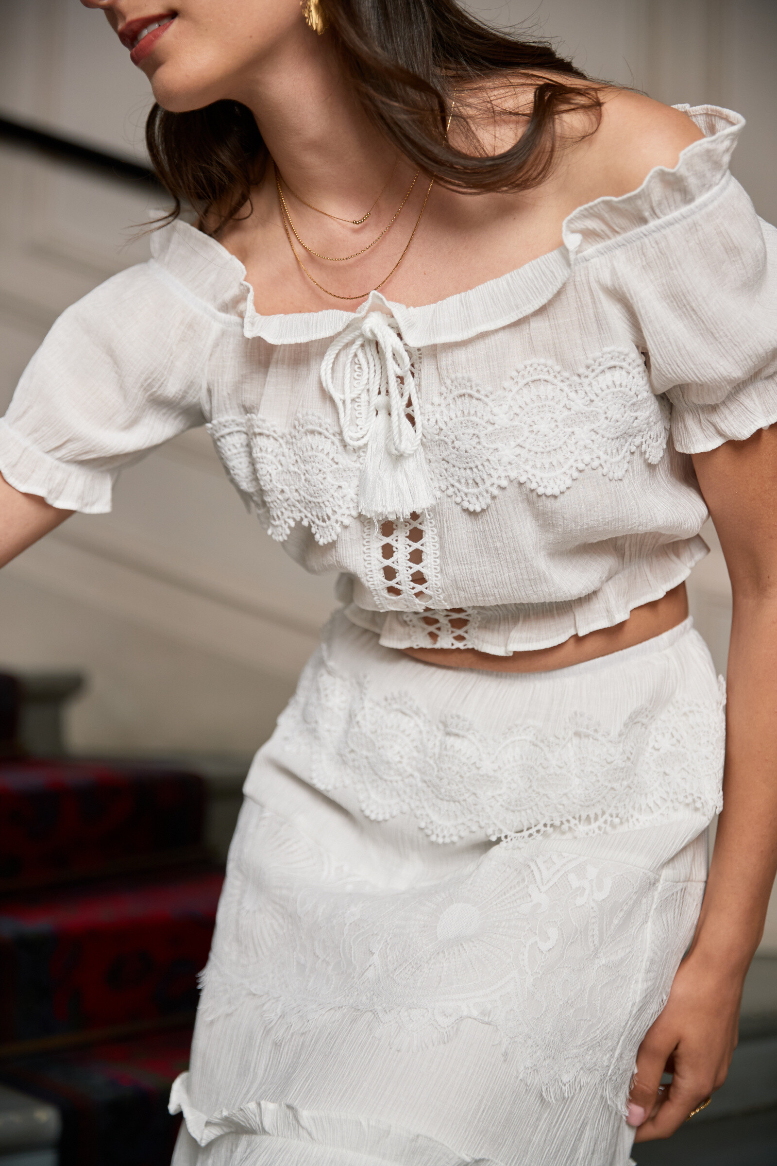 Wholesaler Exquiss's - Crop top and skirt
