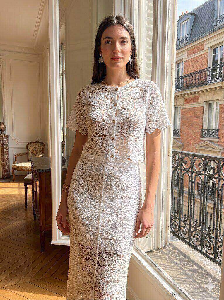 Mayorista Exquiss's - Conjunto de encaje elegante