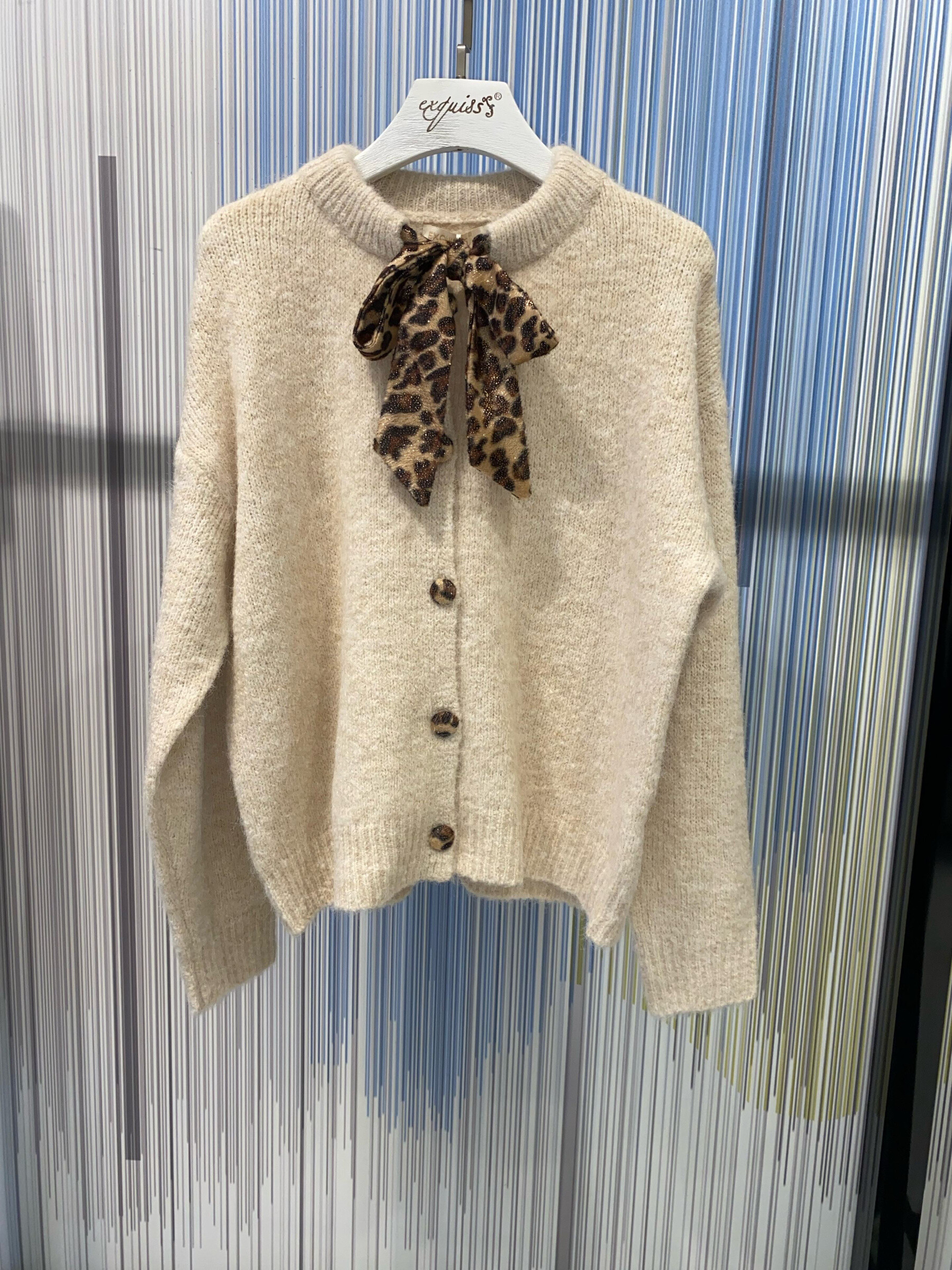 Wholesaler Exquiss's - Chic Cardigan with Bow