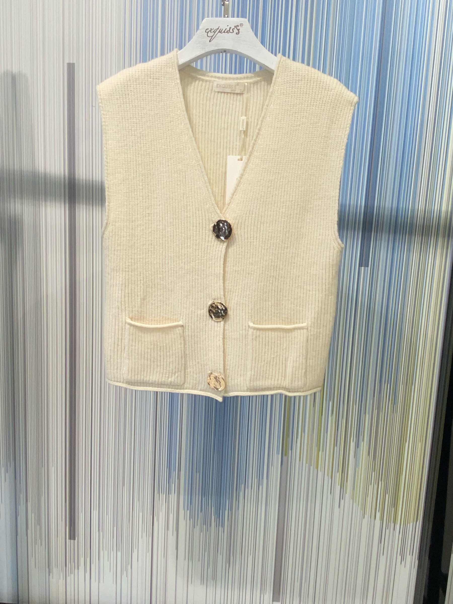 Wholesaler Exquiss's - Plain sleeveless vest