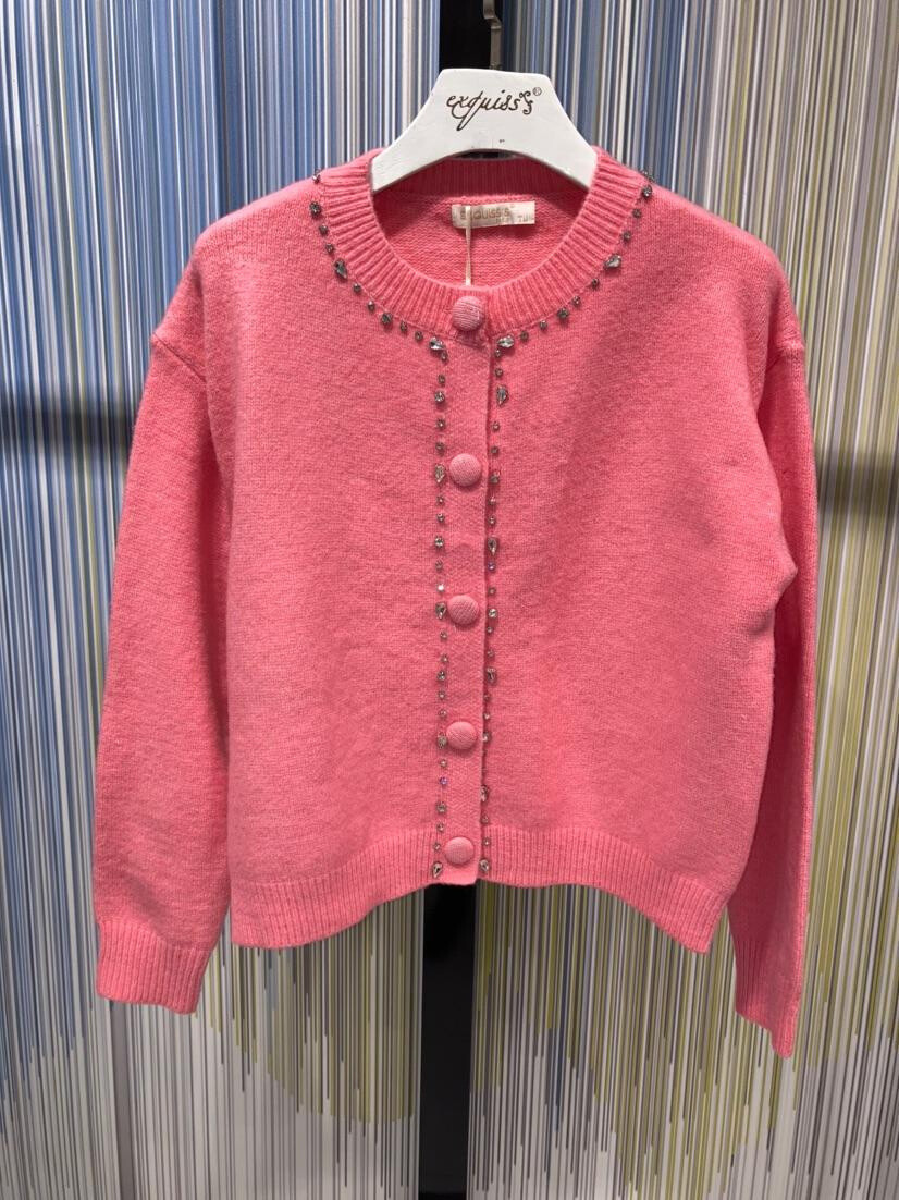 Großhändler Exquiss's - Eleganter Cardigan mit Knöpfen