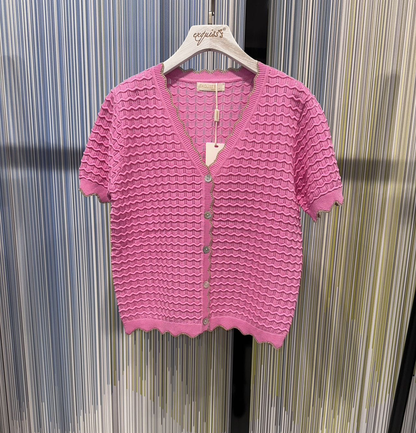 Grossiste Exquiss's - Cardigan à manches courtes
