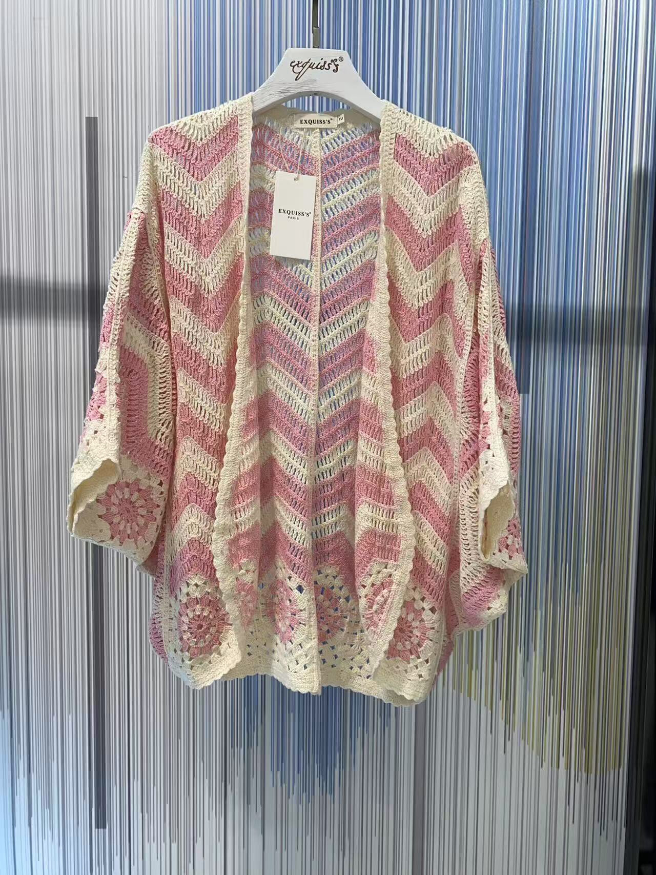 Mayorista Exquiss's - Elegante chaqueta de ganchillo