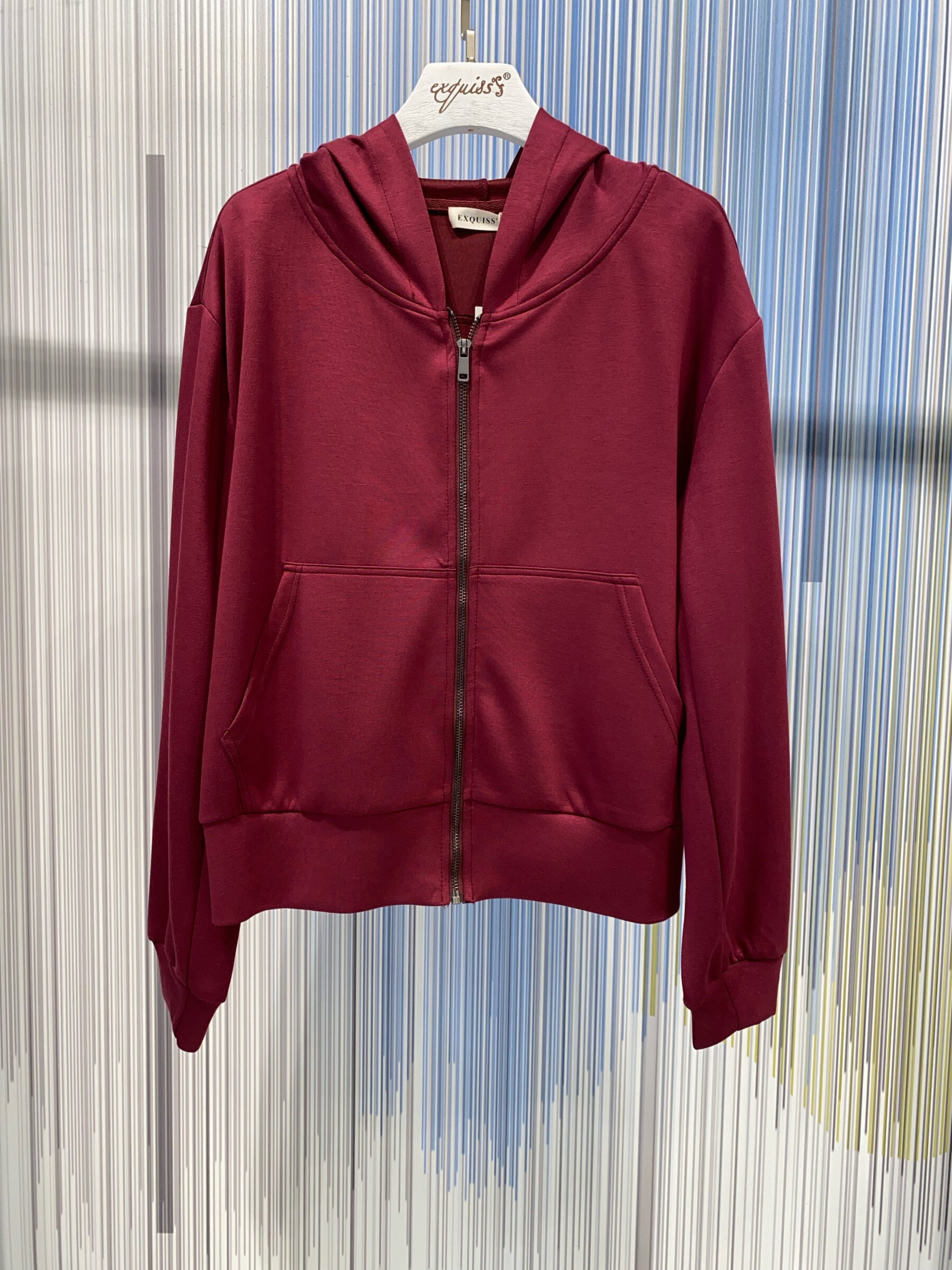 Wholesaler Exquiss's - Hooded zip-up jacket