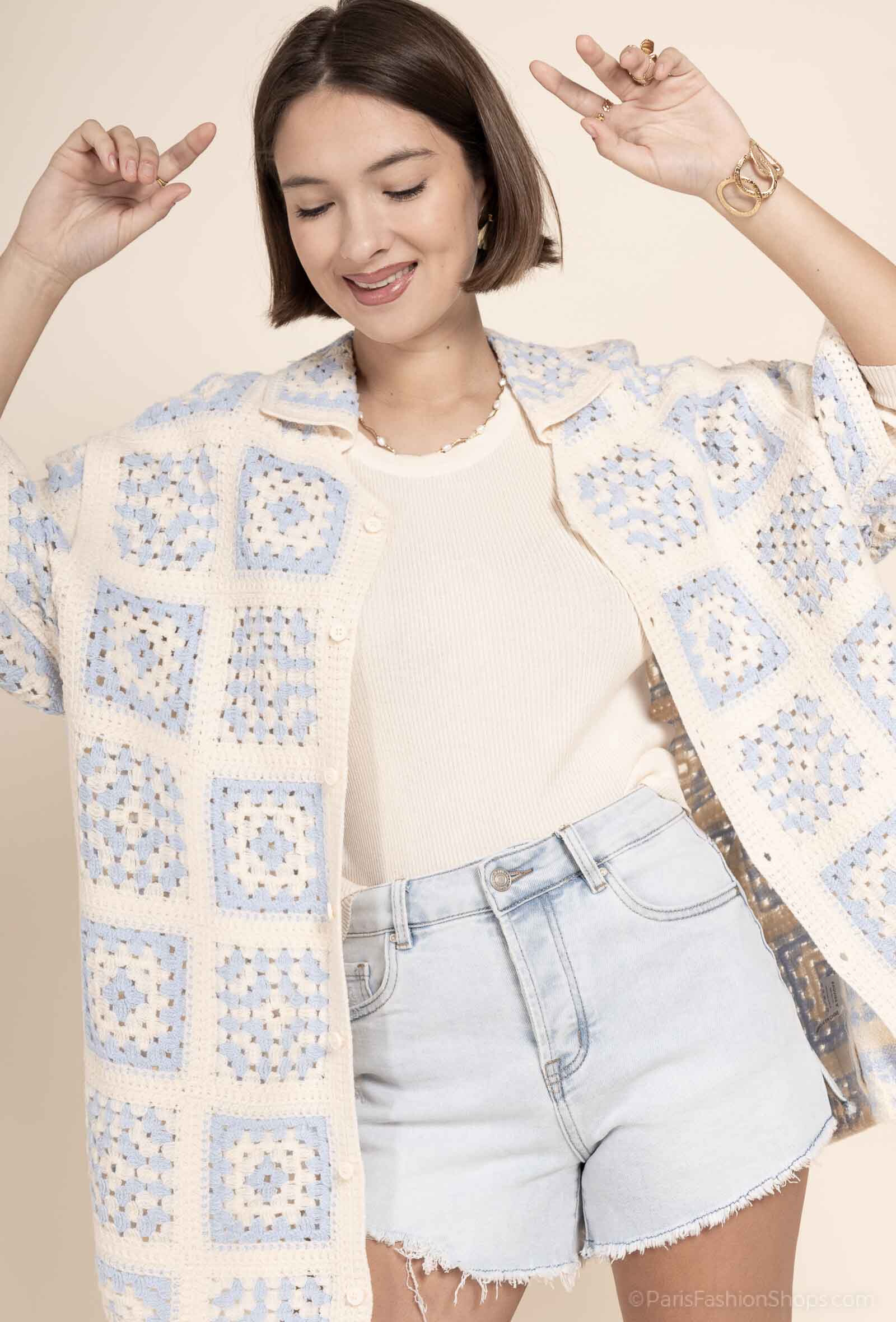 Wholesaler Exquiss's - Wide collar shirt - Exquiss's
