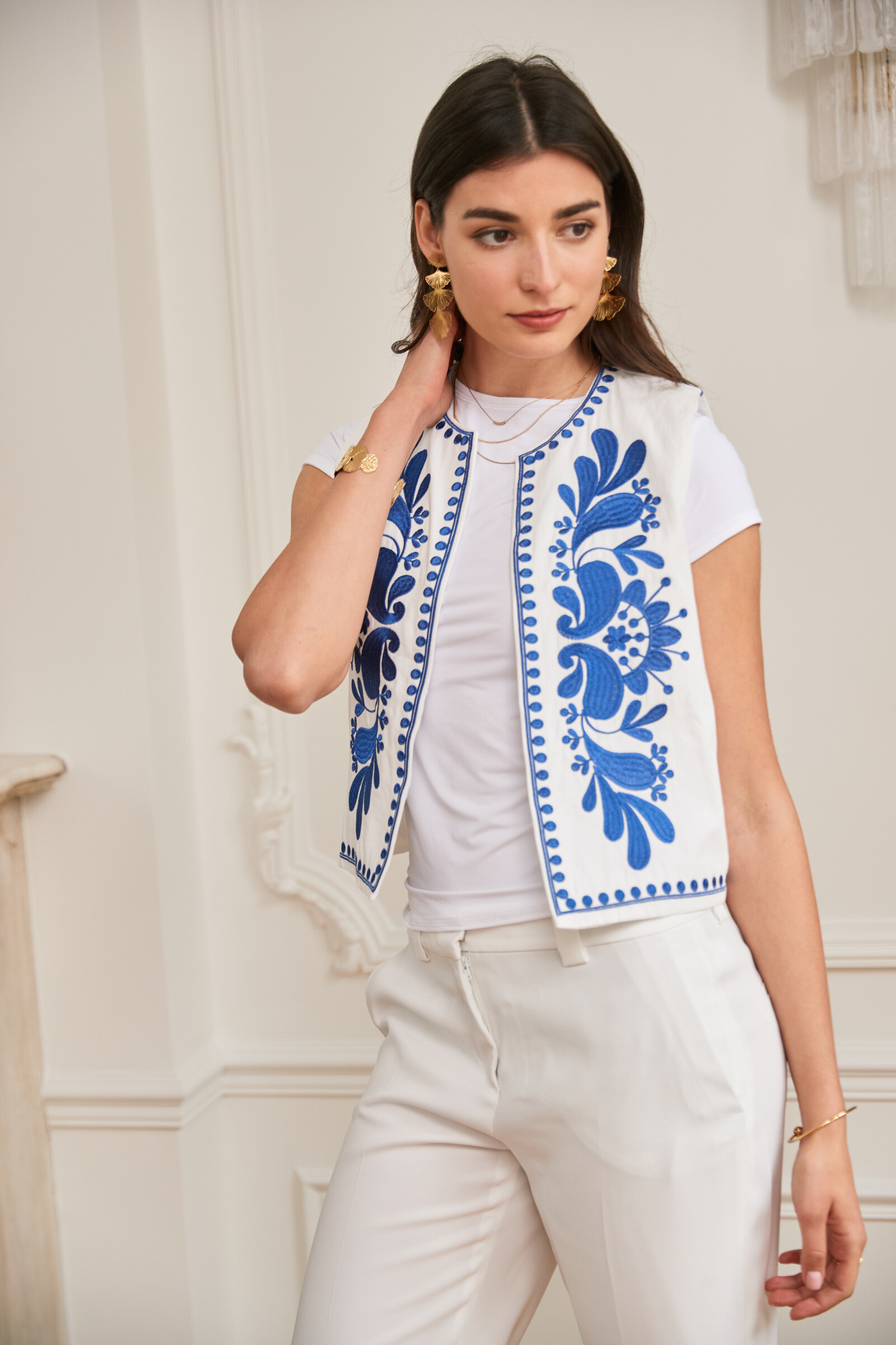 Grossiste Exquiss's - Veste brodée élégante