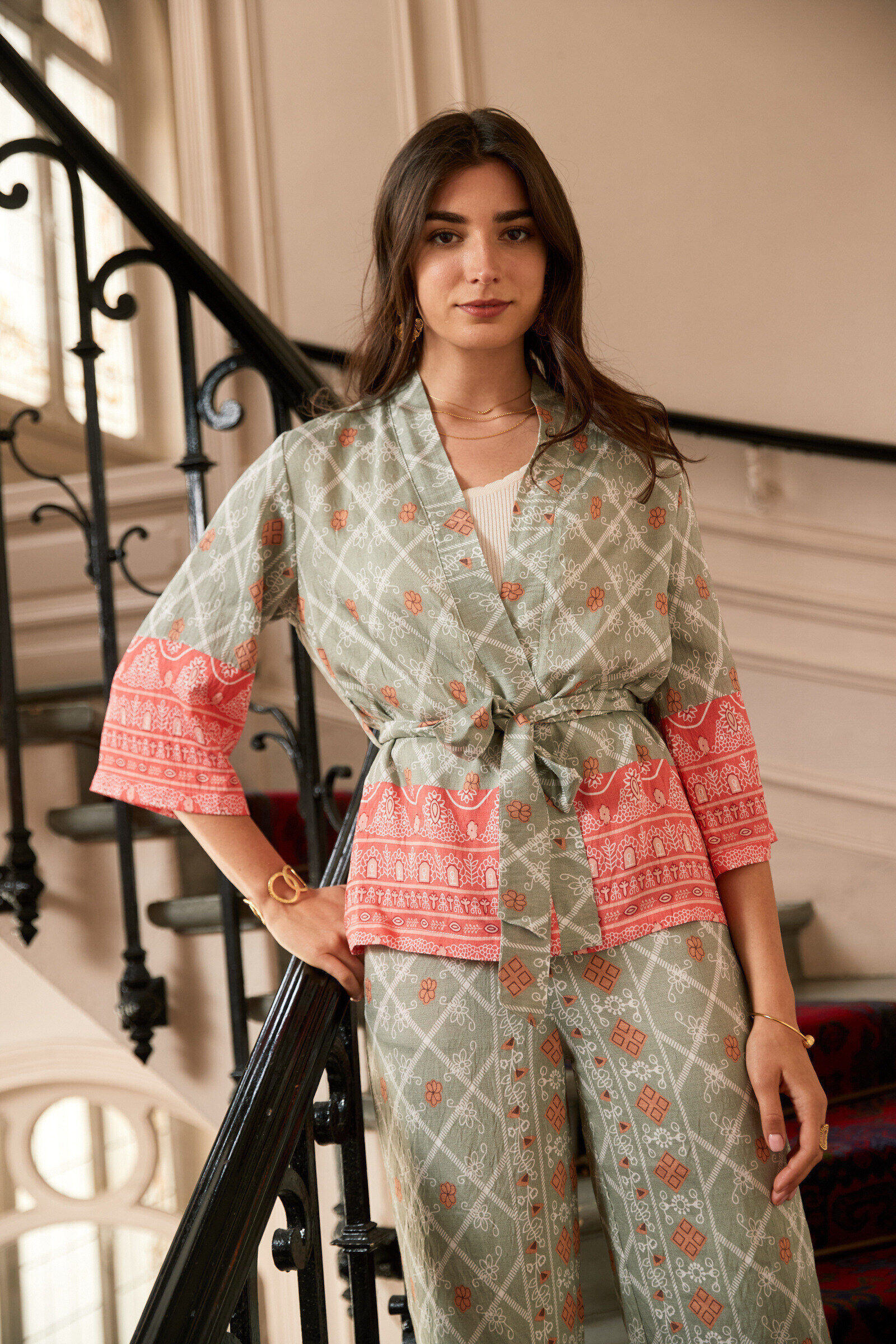 Mayorista Exquiss's - Chaqueta estampada elegante