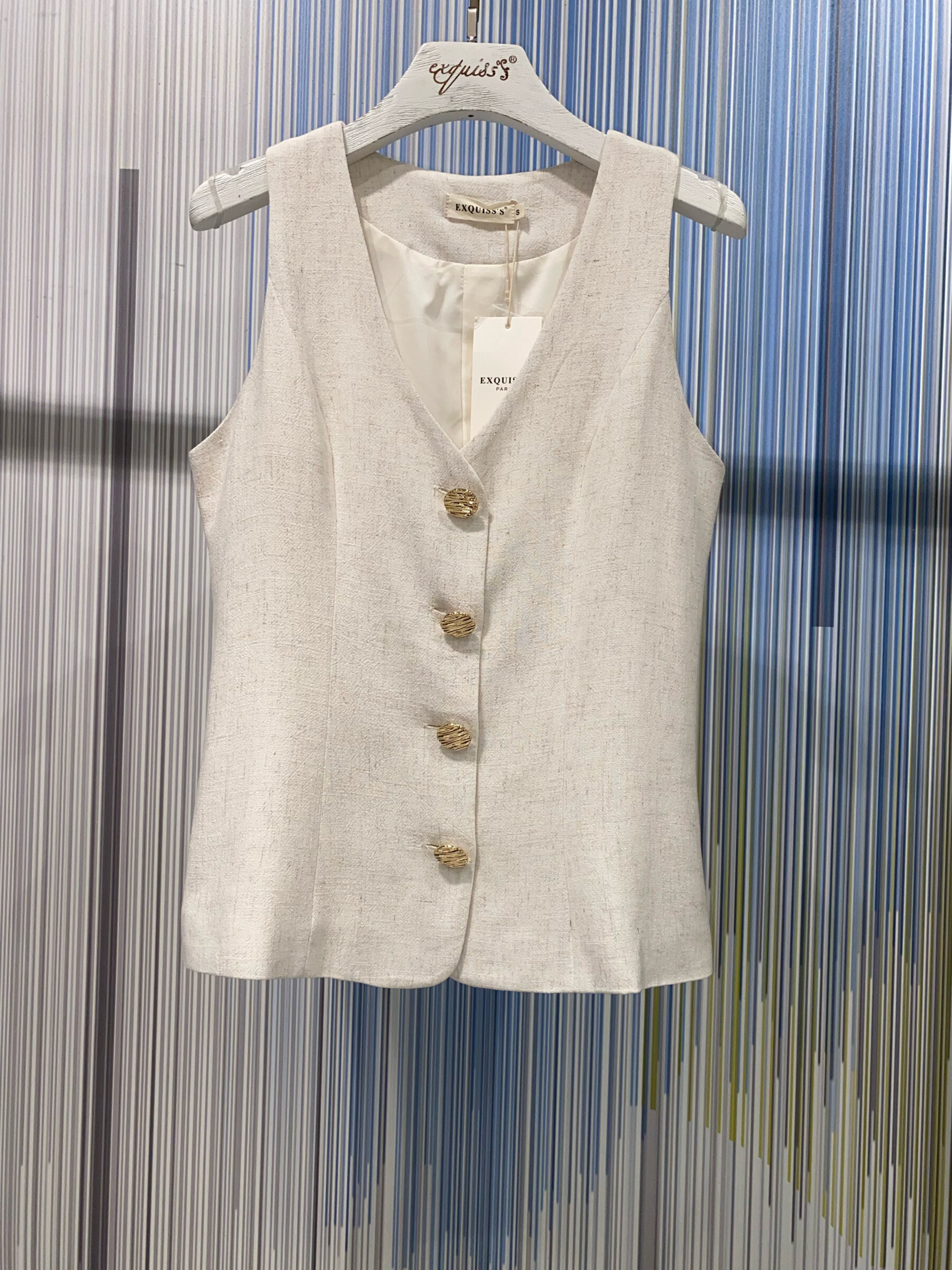 Grossiste Exquiss's - Veste sans manches chic