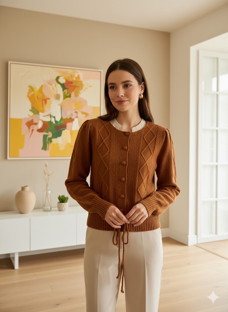 Wholesaler Exquiss's - Knit top cardigan with buttons