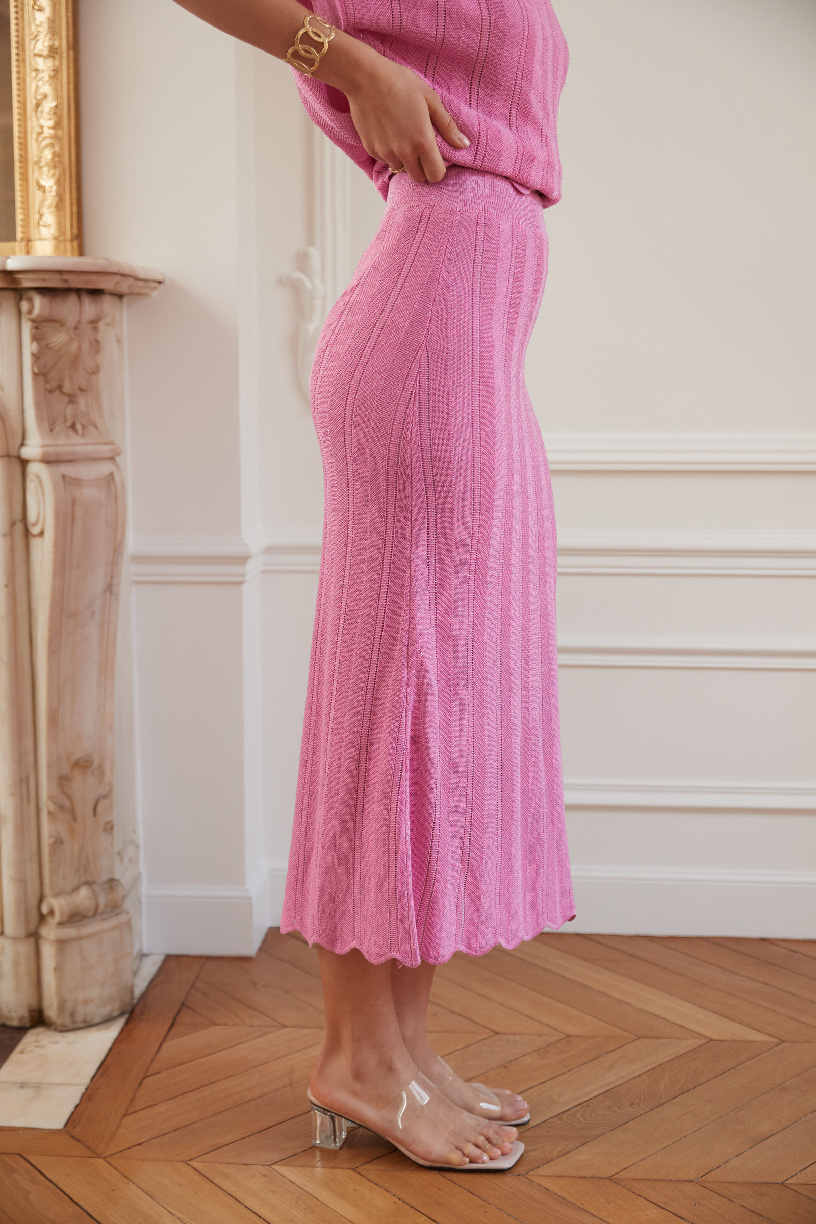 Grossiste Exquiss's - Jupe Midi Chic