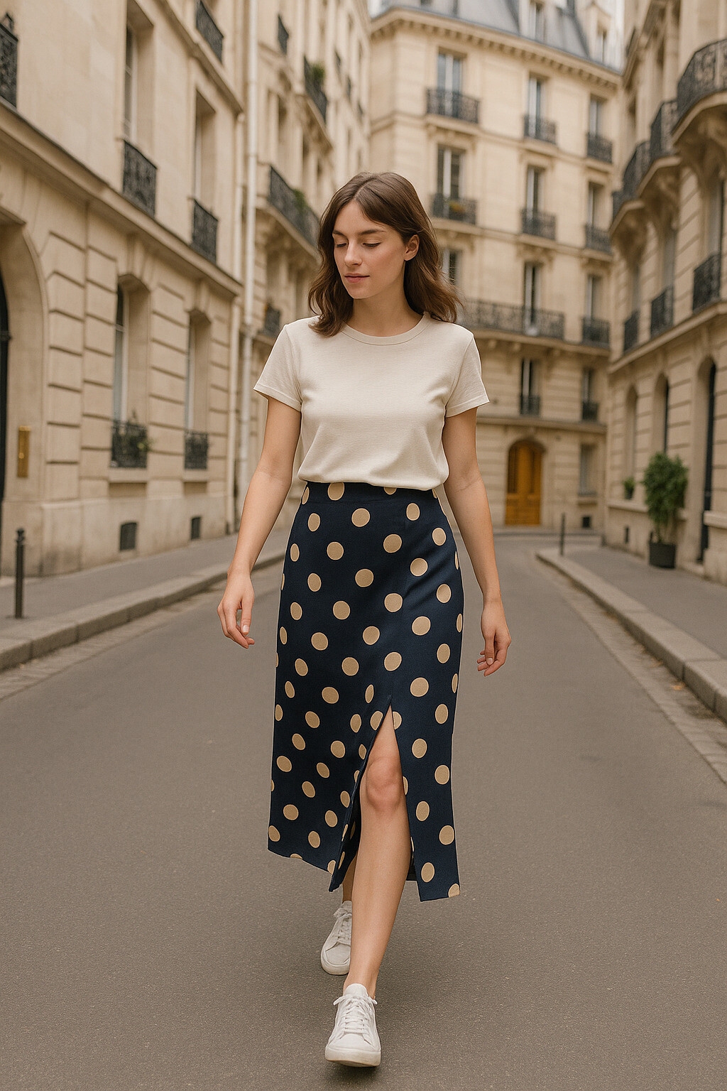 Wholesaler Exquiss's - Simped pea skirt