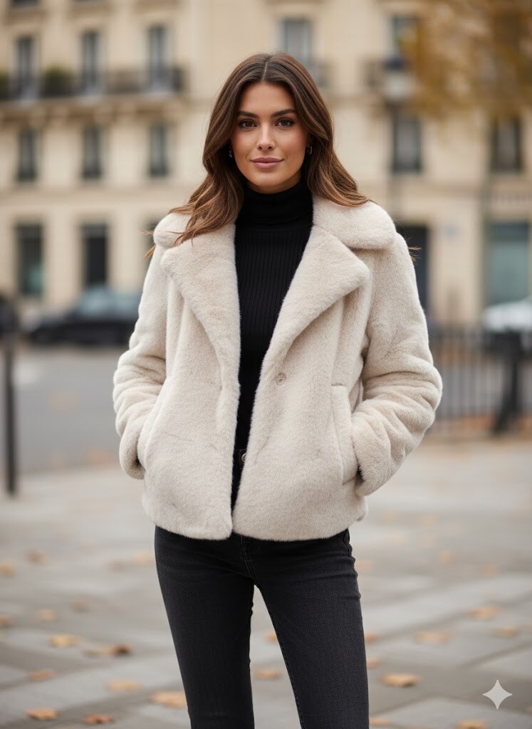 Wholesaler Exquiss's - Faux fur jacket