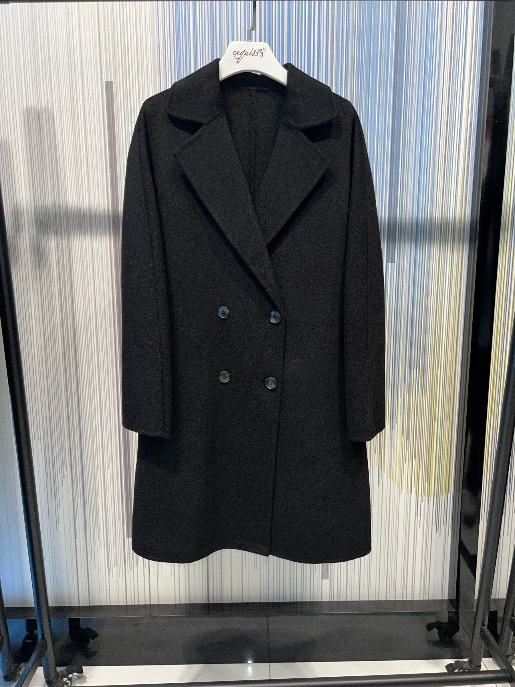 Grossiste Exquiss's - Manteau long à double boutonnage