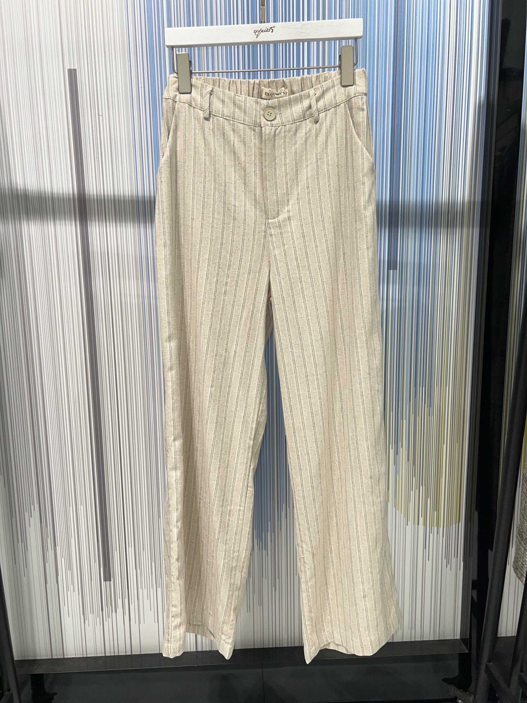Grossiste Exquiss's - Pantalon Rayé Chic - Exquiss's