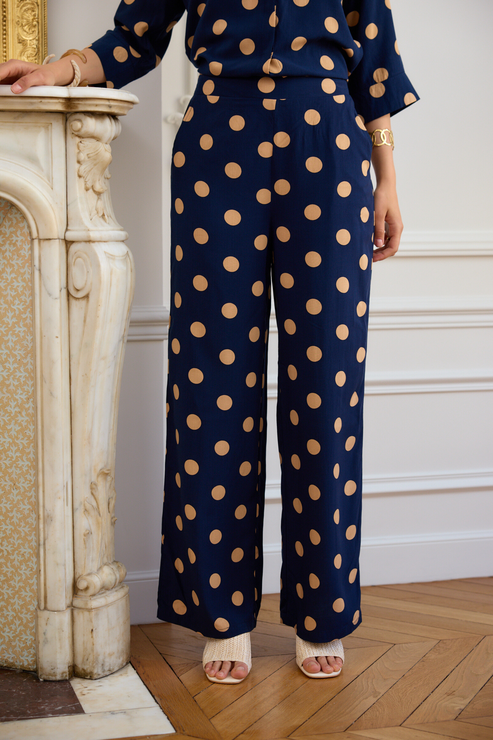 Wholesaler Exquiss's - Wide dots pants