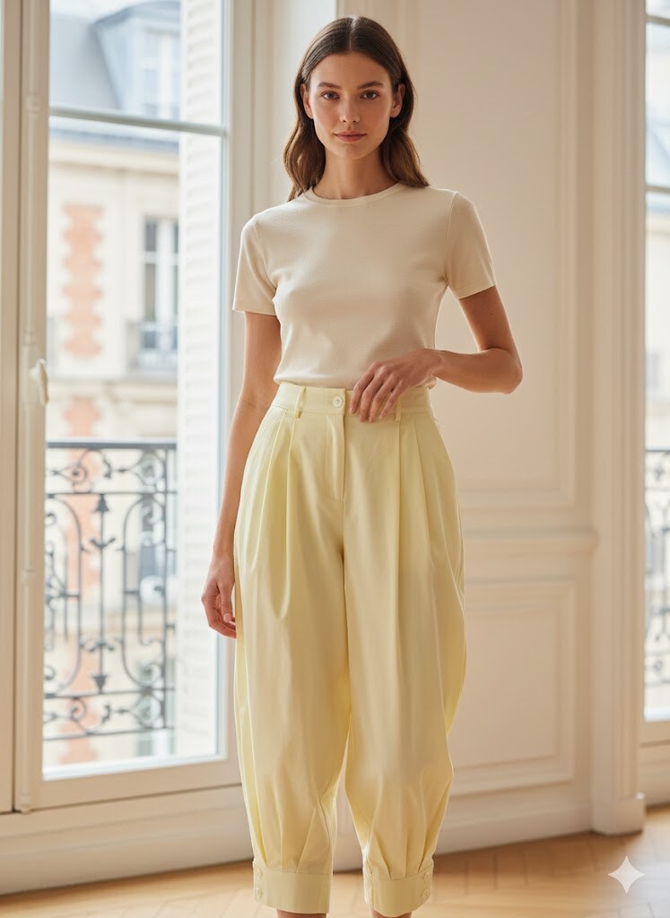 Wholesaler Exquiss's - Elegant trousers with pleats