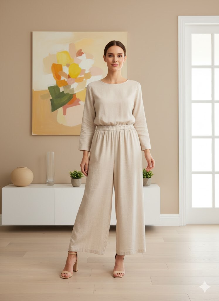 Wholesaler Exquiss's - Flowy wide-leg pants