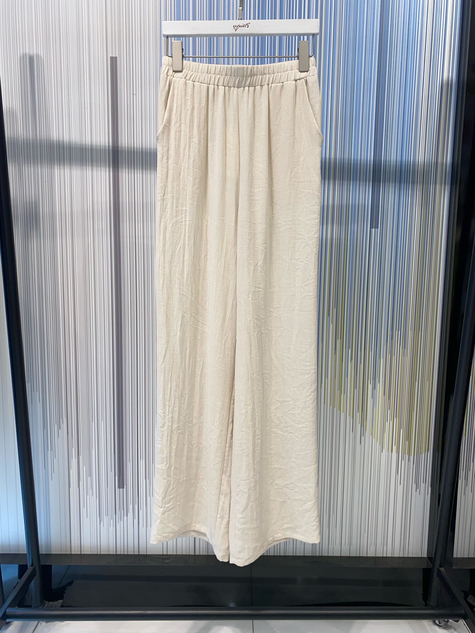 Wholesaler Exquiss's - Fluid pants with elastic waist