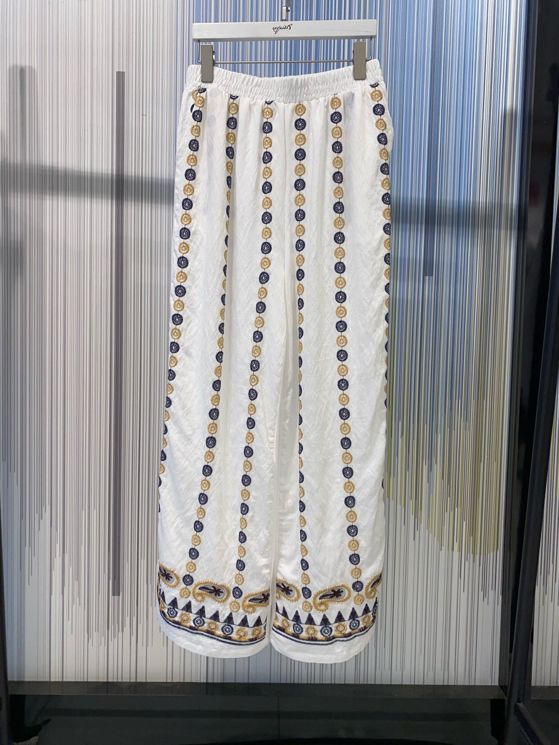 Grossista Exquiss's - Pantaloni palazzo stampati chic