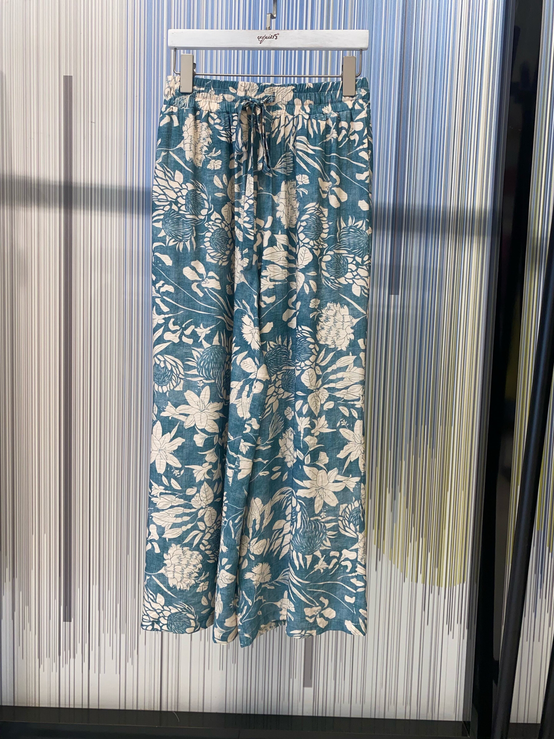 Wholesaler Exquiss's - Fluid floral print pants