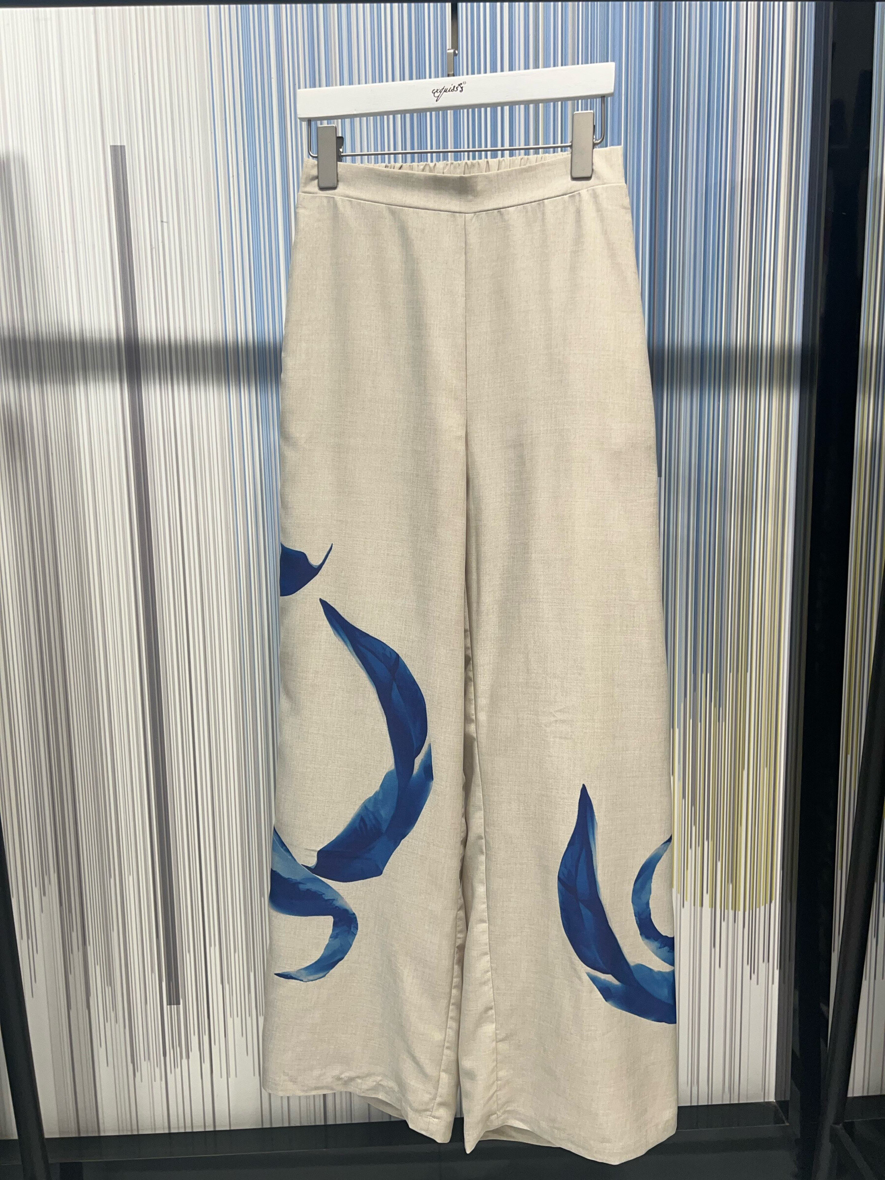 Wholesaler Exquiss's - Fluid printed pants