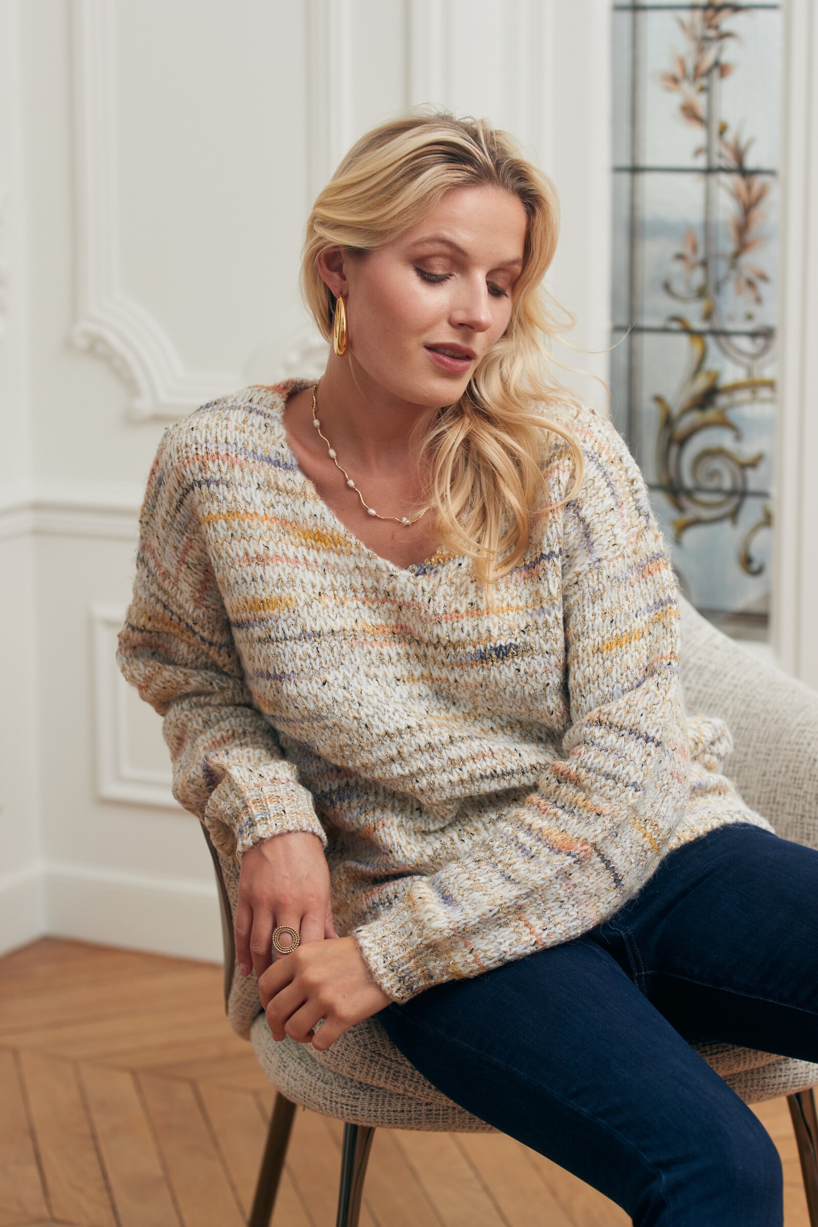 Großhändler Exquiss's - Weicher Strickpullover