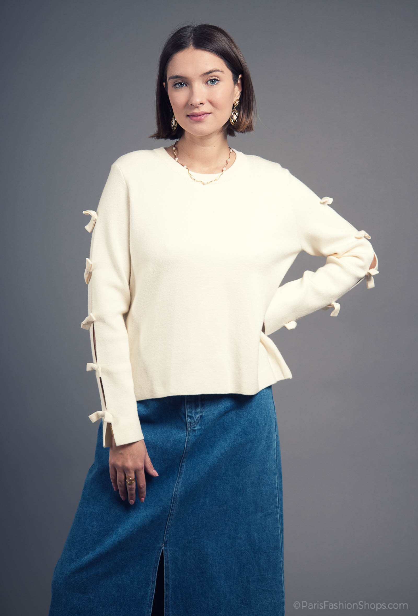 Wholesaler Exquiss's - Chic feminine sweater