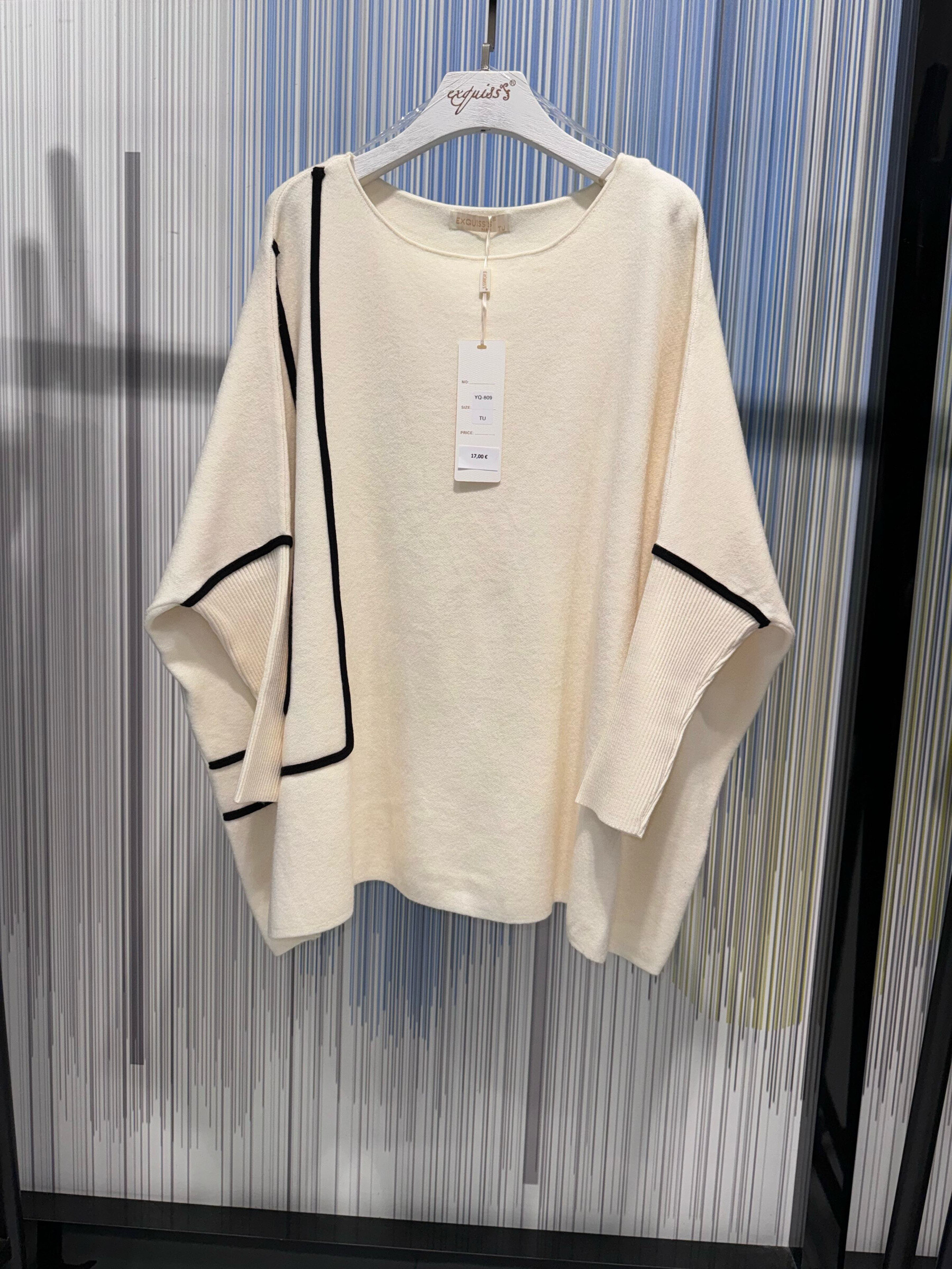 Wholesaler Exquiss's - Loose sweater with wide sleeves