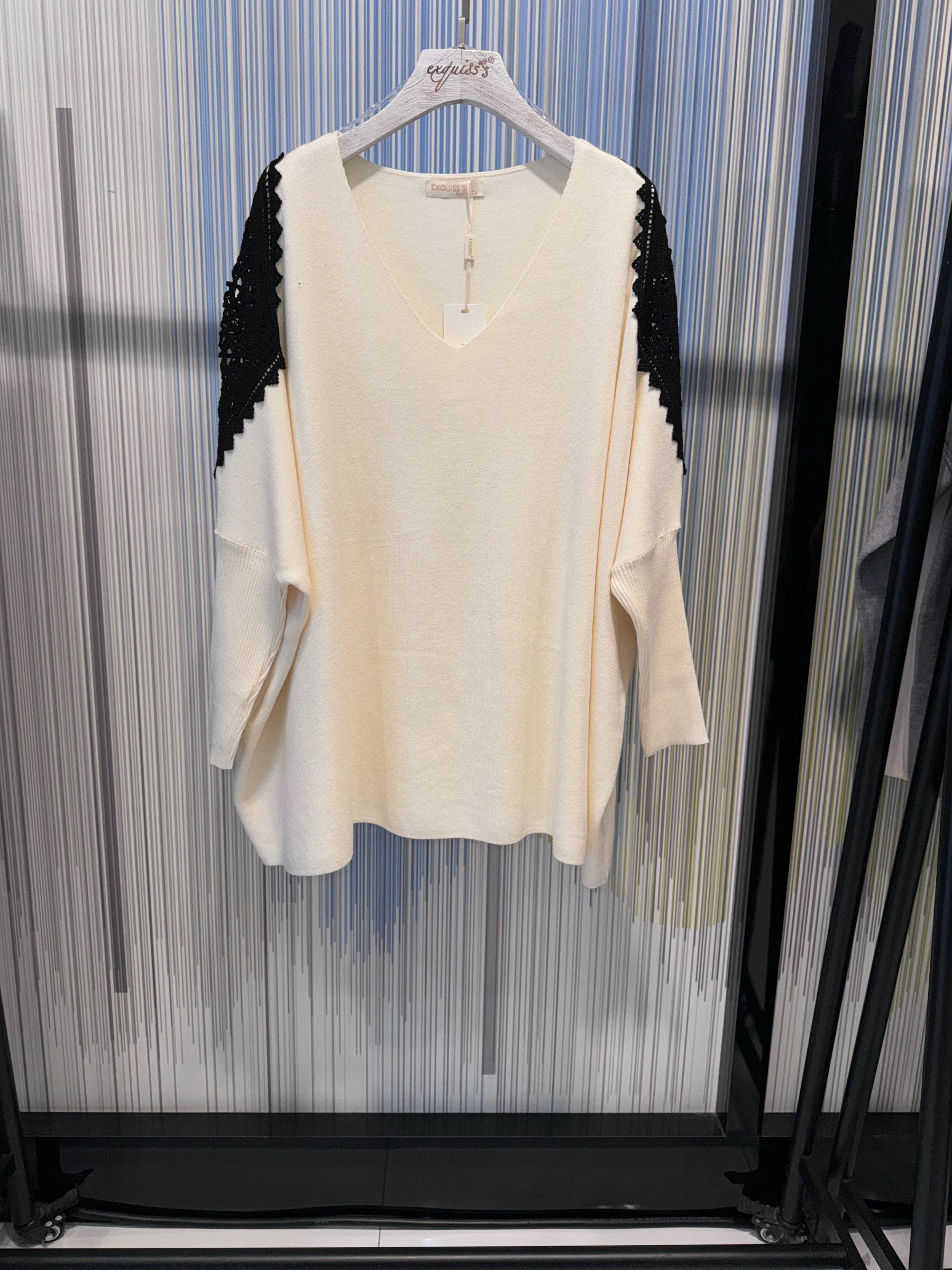 Grossiste Exquiss's - Pull Chic à Manches Amples