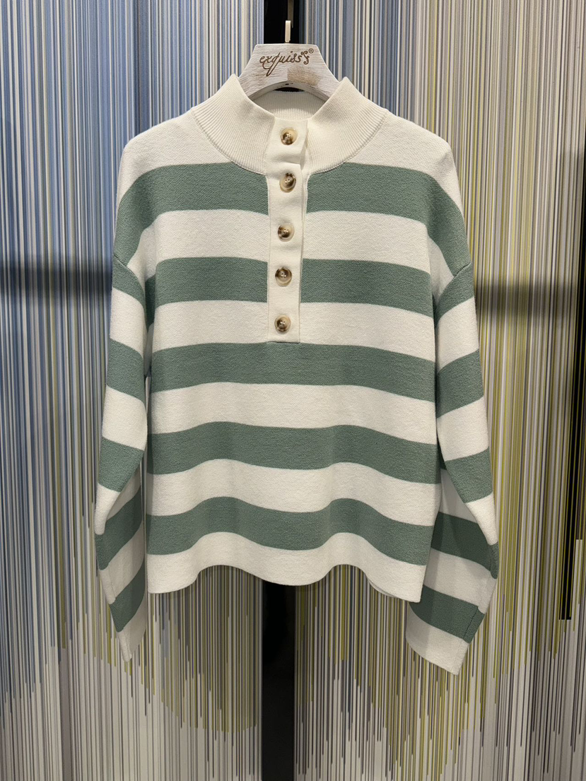 Wholesaler Exquiss's - Chic Striped Sweater