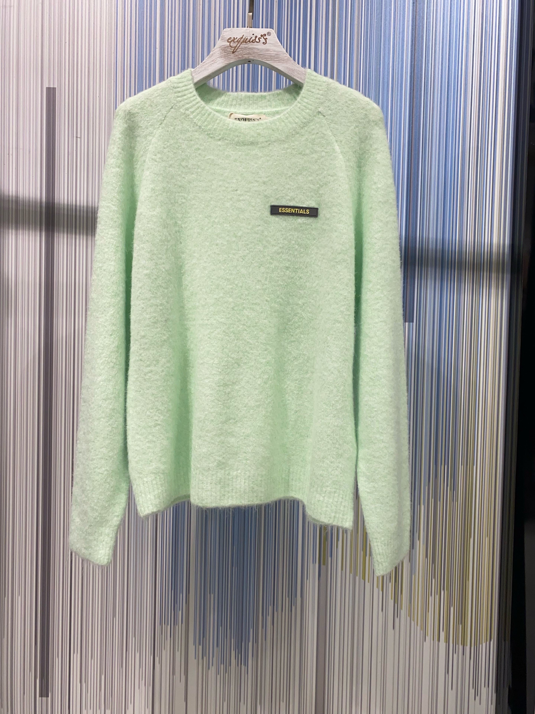 Grossiste Exquiss's - Pull doux à manches longues et encolure ronde