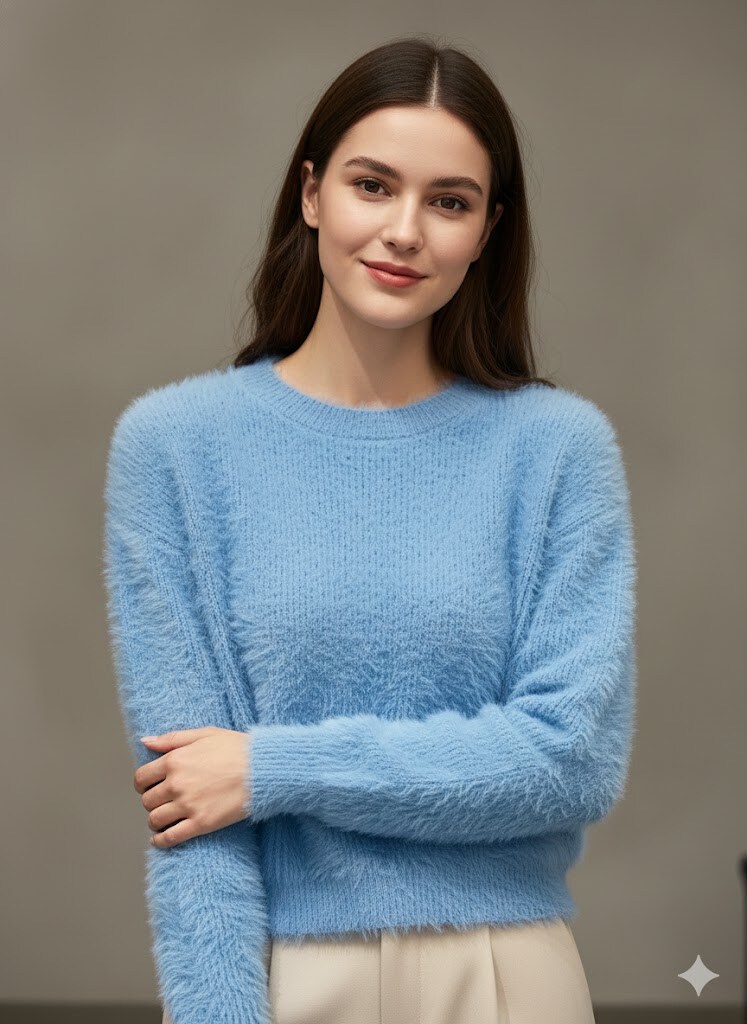 Wholesaler Exquiss's - Cozy long-sleeve sweater