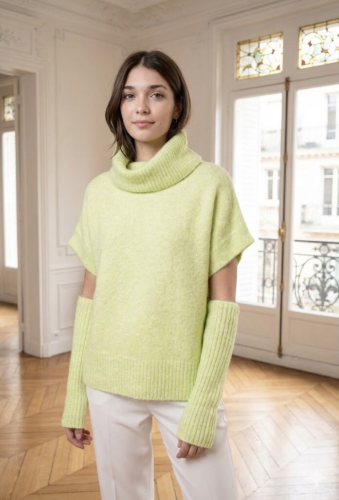 Wholesaler Exquiss's - Cozy Collar Sweater