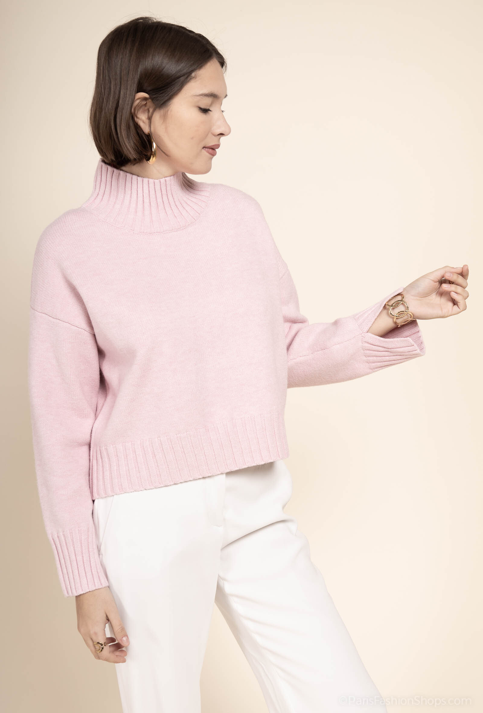 Grossista Exquiss's - Maglione a coste a rete