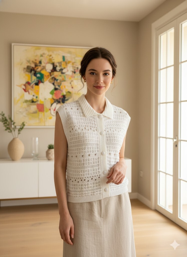 Wholesaler Exquiss's - Knitted sleeveless vest
