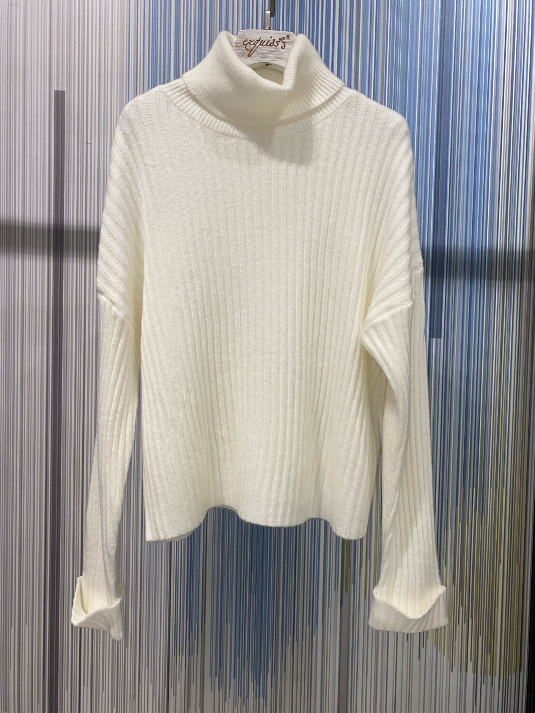 Wholesaler Exquiss's - Ribbed turtleneck sweater