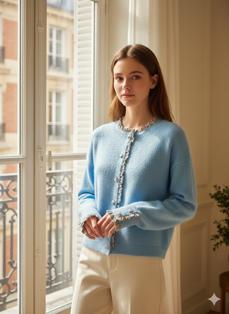 Wholesaler Exquiss's - Soft buttoned cardigan
