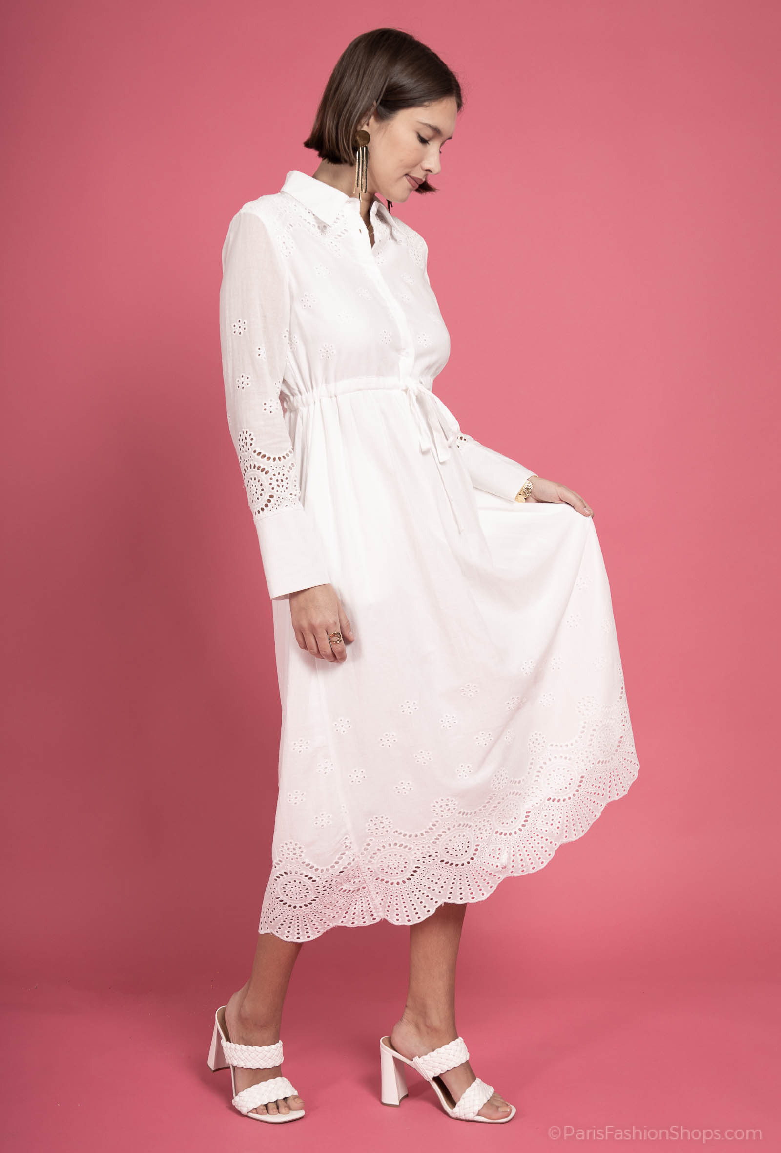 Grossiste Exquiss's - Robe Longue Brodée
