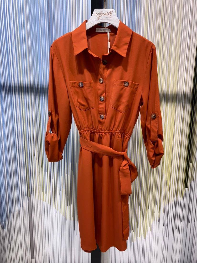 Grossiste Exquiss's - Robe Chemisier Élégante