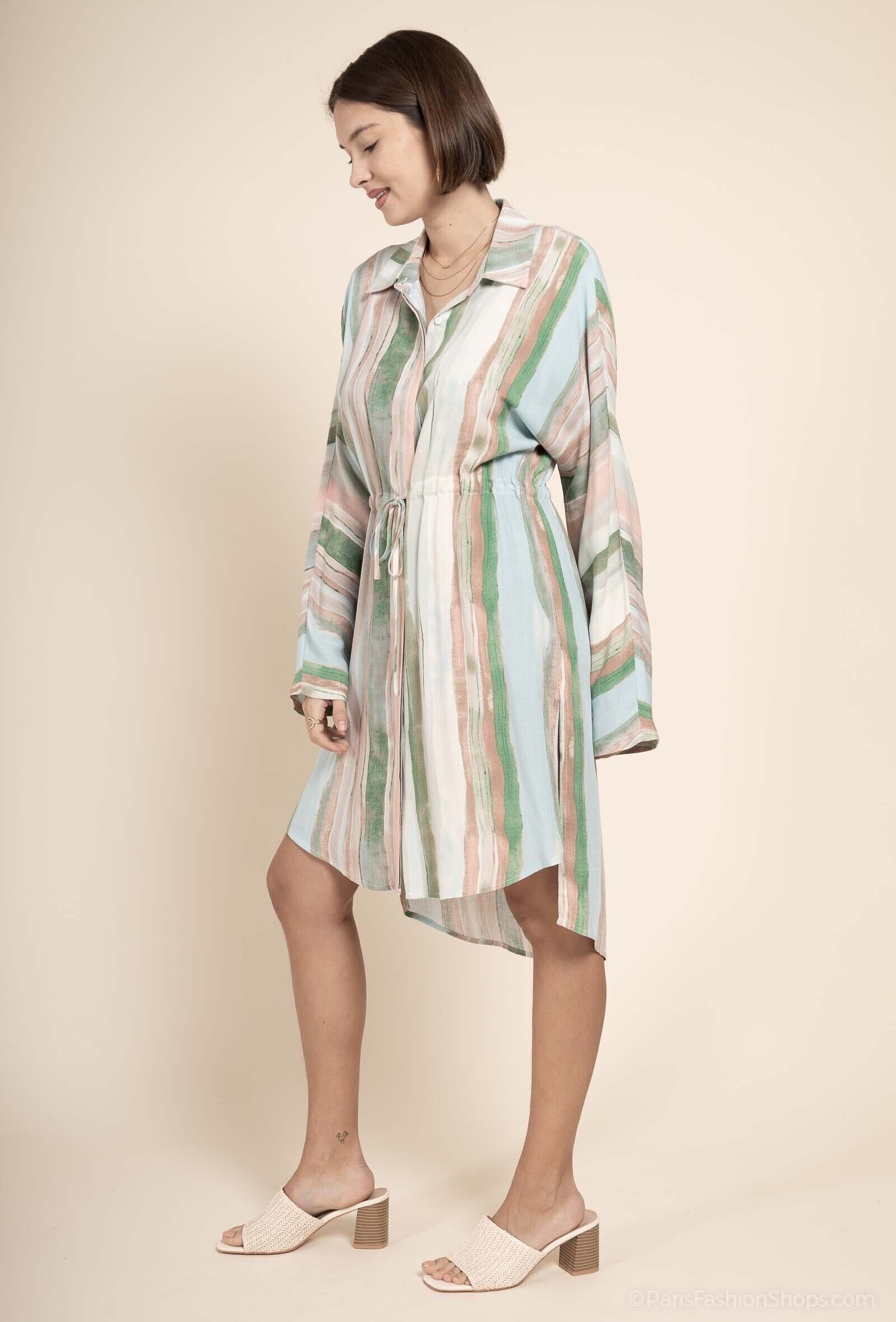 Mayorista Exquiss's - Vestido ligero a rayas