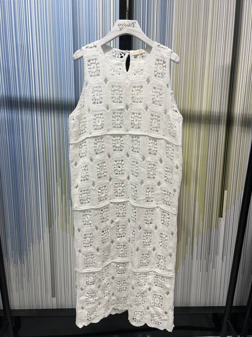 Großhändler Exquiss's - Häkelkleid mit Mustern