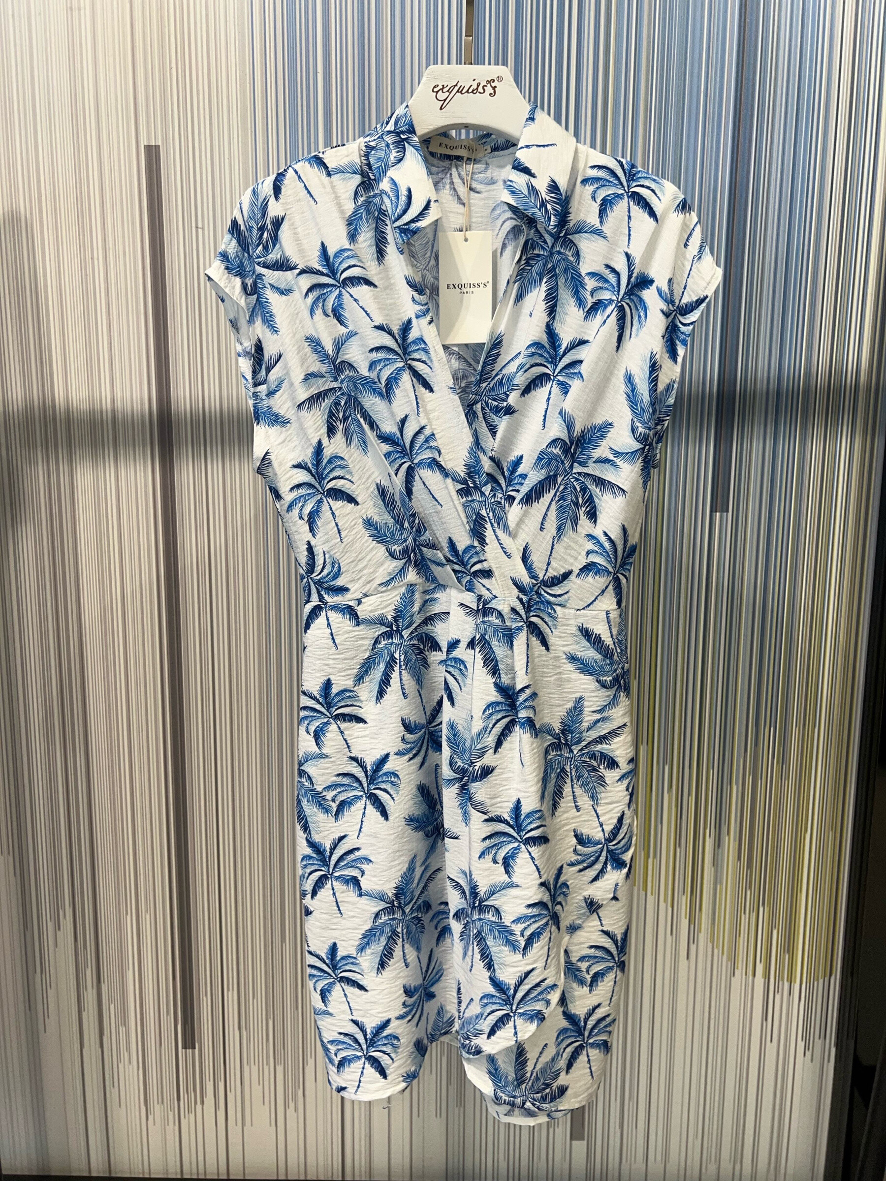 Grossiste Exquiss's - Robe d'été à motifs tropicaux