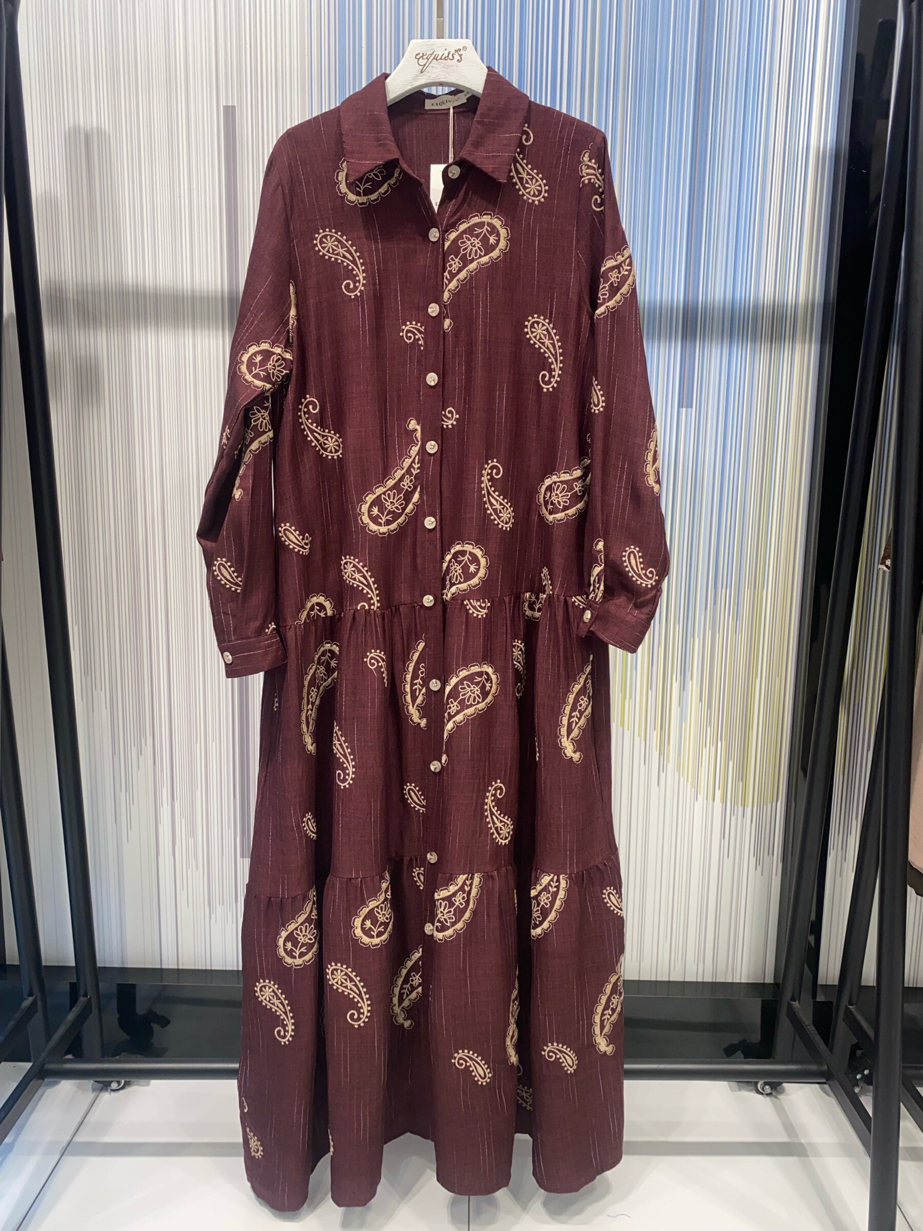 Mayorista Exquiss's - Vestidos largos con estampados paisley
