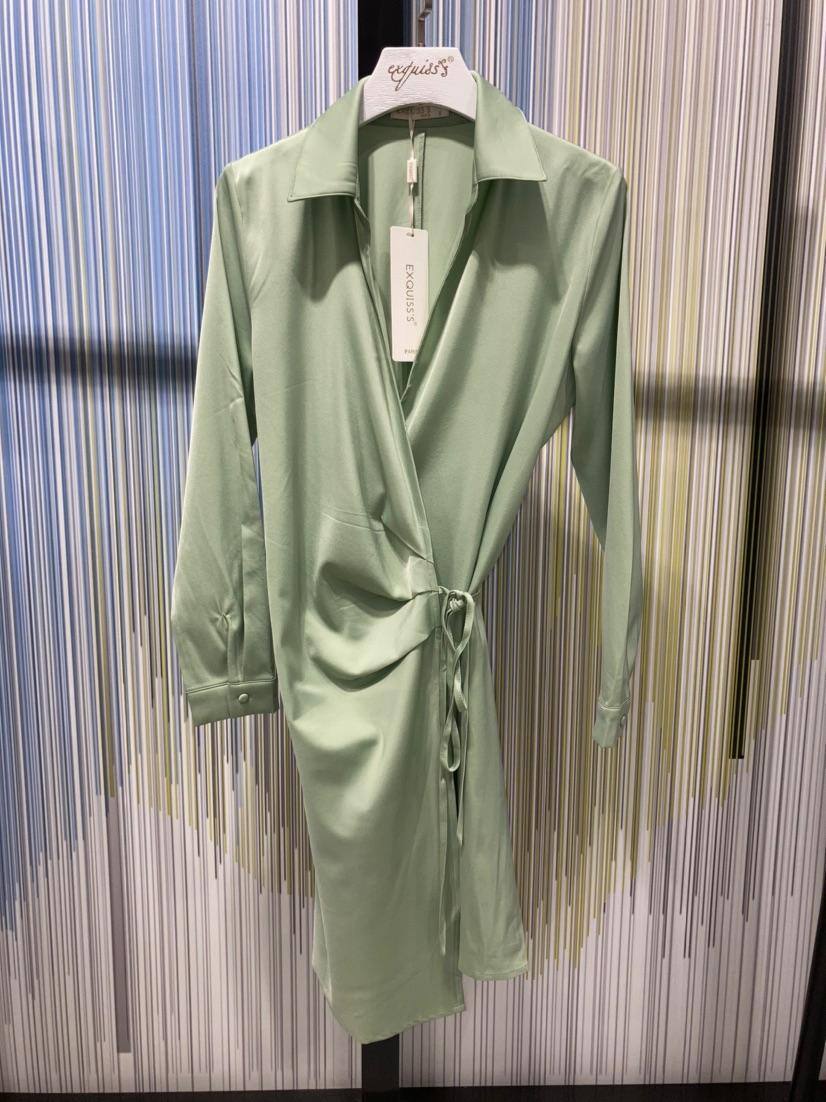 Wholesaler Exquiss's - Fluid shirt dress to tie