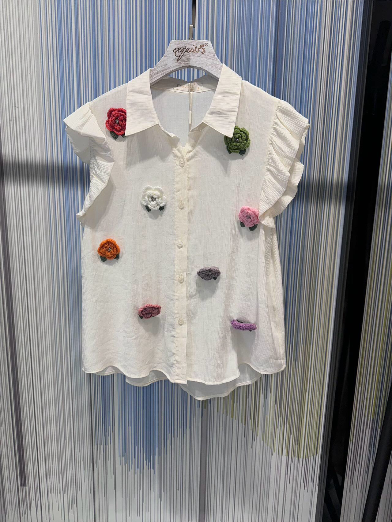 Wholesaler Exquiss's - Flower blouse