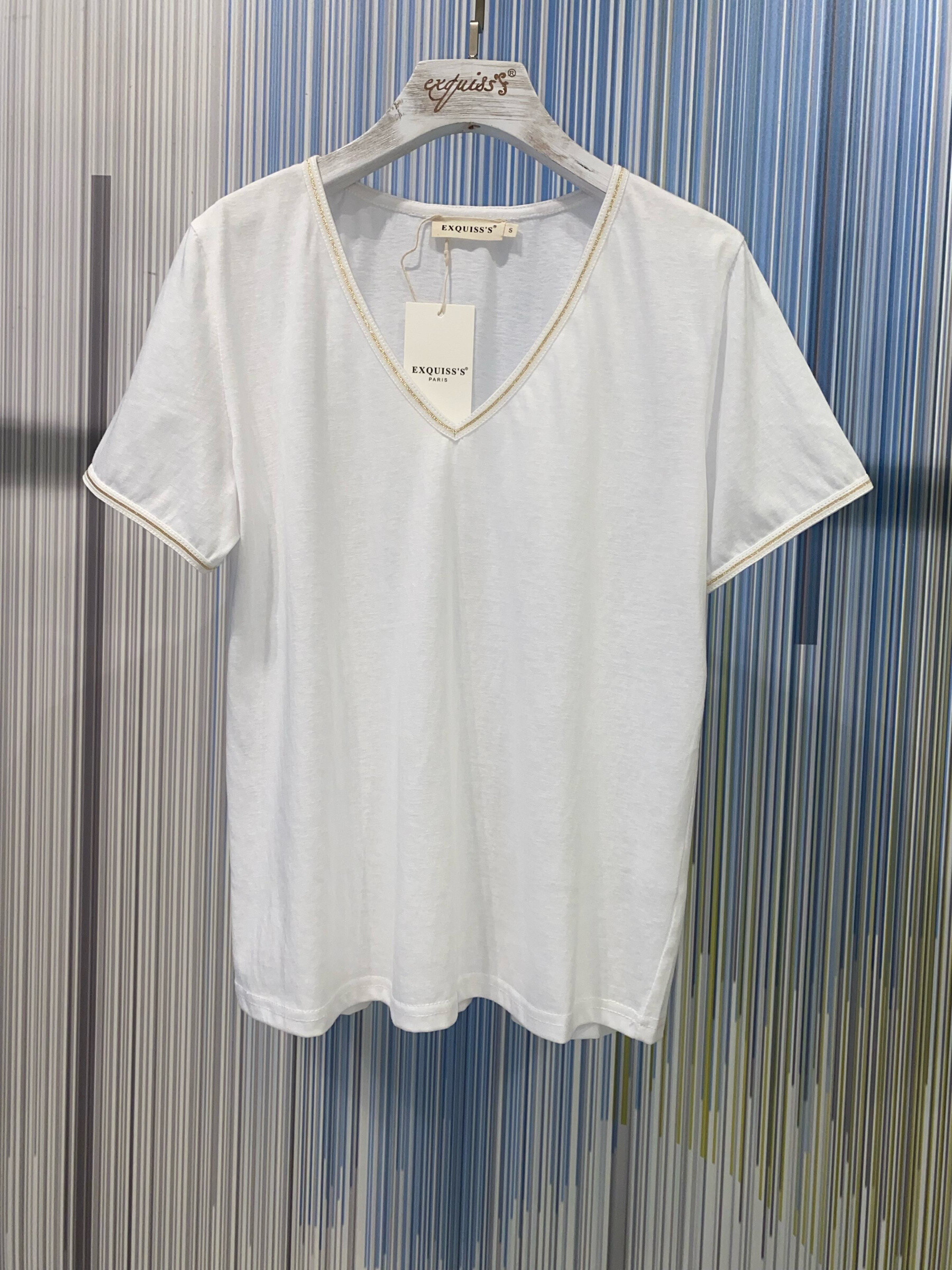 Grossista Exquiss's - T-shirt a collo singolo