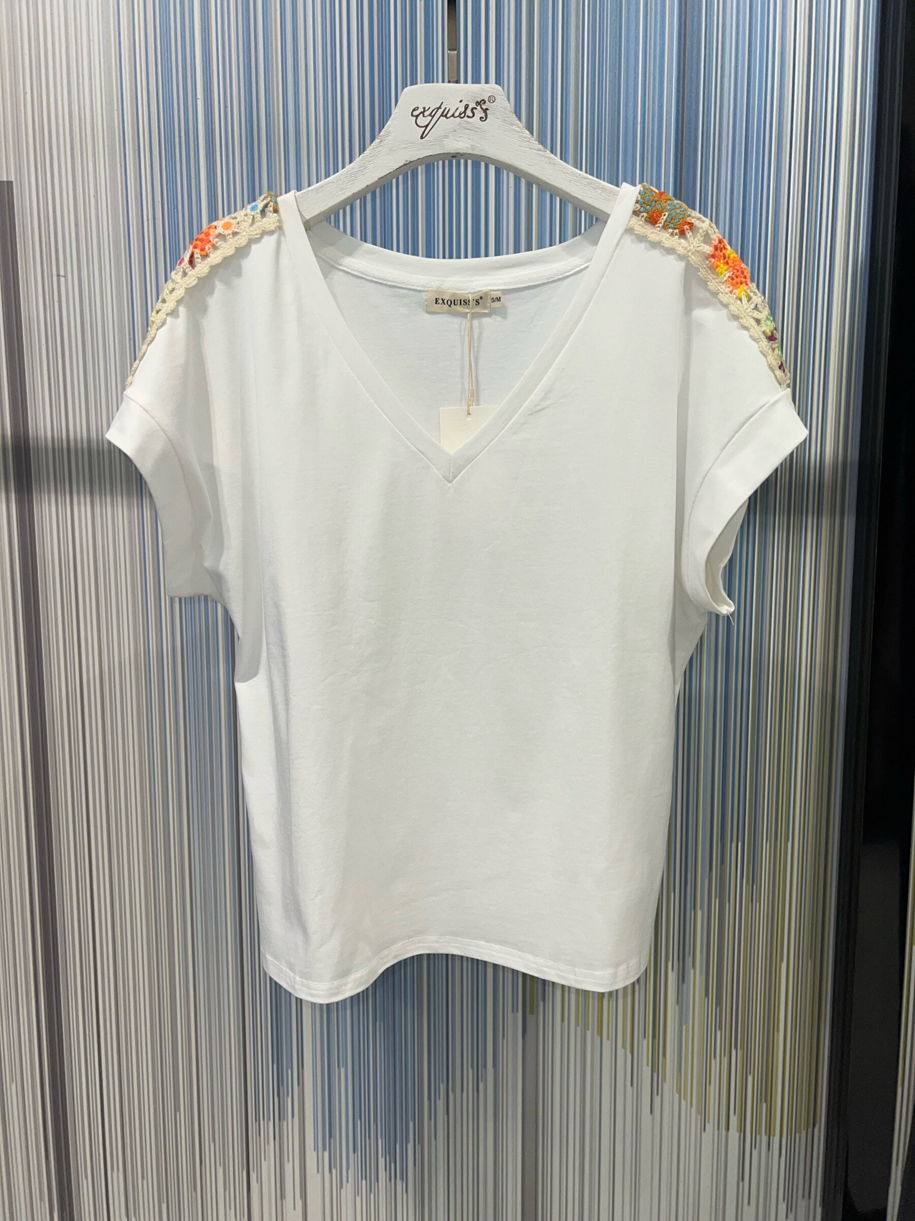 Wholesaler Exquiss's - Short sleeve t-shirt with details