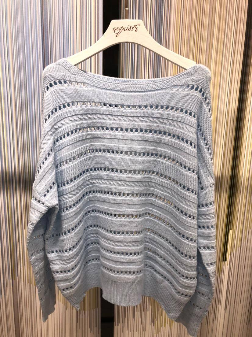 Wholesaler Exquiss's - Seductive open-knit sweater