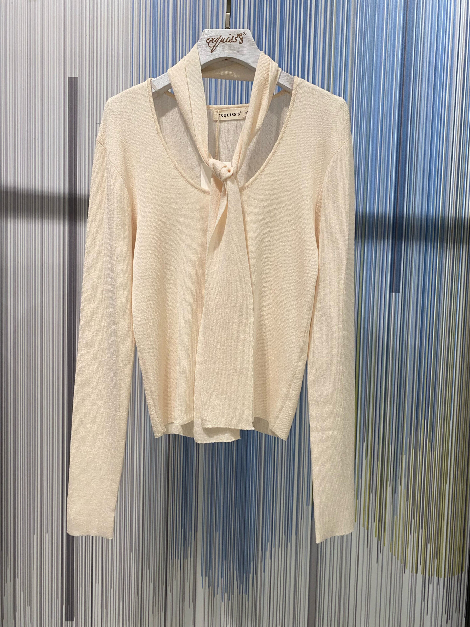 Wholesaler Exquiss's - Top with tie belt